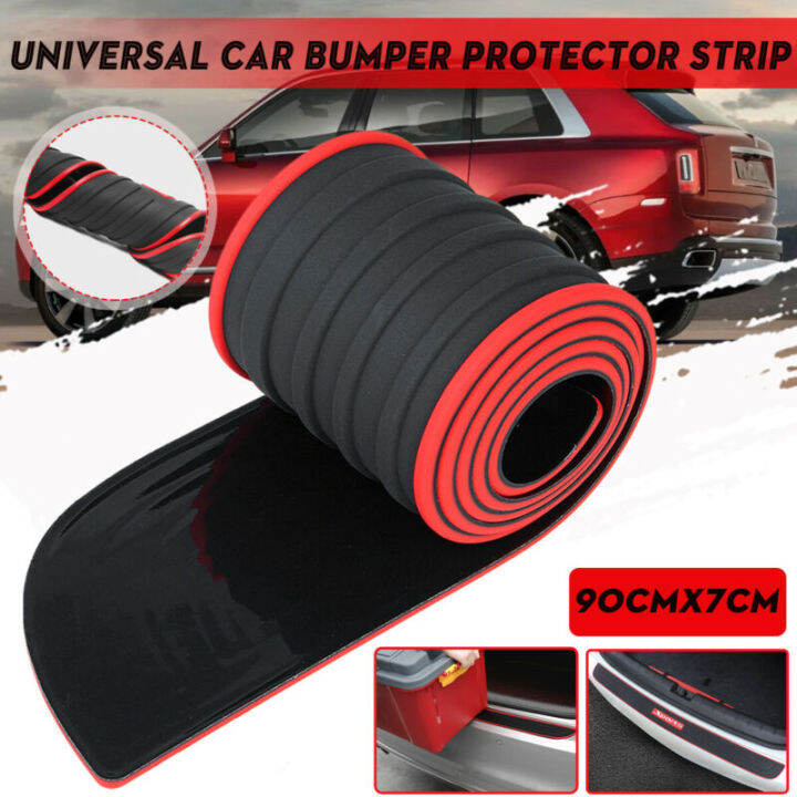 dt-90cm-universal-car-rear-trunk-sill-bumper-guard-protector-rubber-pad-cover-strip-trunk-floor-anti-collision-scratch-trim-strips-hot