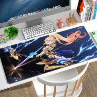 Mousepad PC เครื่องเกมคอนโซลคีย์บอร์ด Honkai Stars Track อุปกรณ์คอมพิวเตอร์ แผ่นรองเมาส์สำหรับเล่นเกม แผ่นรองโต๊ะแล็ปท็อป แผ่นรองลื่นไถล