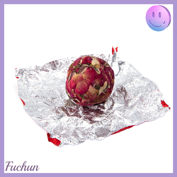 fuchun-ดอกมะลิหอม2ชิ้นกุหลาบลิลลี่ที่กรองชา2ชิ้น-ทำด้วยมือ