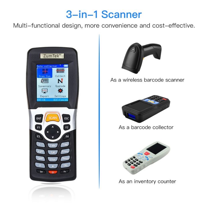 bkgroup-warehouse-wireless-barcode-scanner-1d-warehouse-inventory-counter-collector-data-terminal-pdt-เครื่องอ่านบาร์โค้ดไร้สาย-แบบพกพา