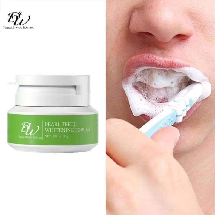 DW Pearl Teeth Whitening Activated Powder Remove Tartar Natural Pearl ...