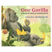 One gorilla liaocaixing, a gorilla, works of atsuko morozumi, a famous calligrapher, childrens English enlightenment books, English picture books, English original books, genuine imported childrens books