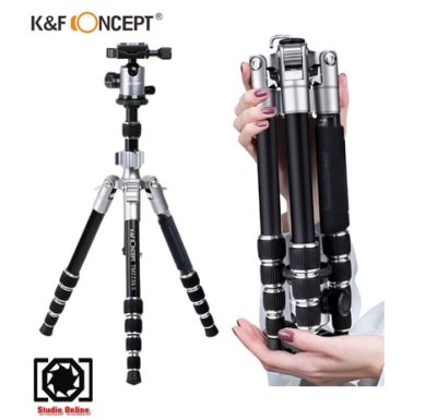 K&amp;F Concept Tripod TM2235 II (Silver) Aluminium (KF09.045) ขาตั้งกล้อง