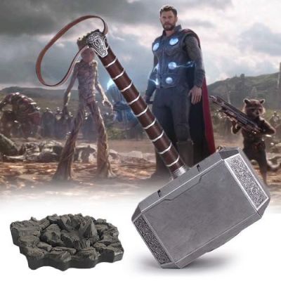 The Avengers Thors Hammer Cos Prop Model Decoration Toy Quake Hammer