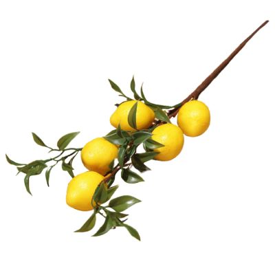 【CC】 Artificial Lemon Bunch Imitation Vine 50cm Wedding Fruit Props