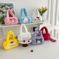 LIAOTAN กระเป๋าเป้สะพายหลังขนาดใหญ่จุได้เยอะ Kuromi กระเป๋า Crossbody กระเป๋าเงิน Cinnamoroll กระเป๋าถือผู้หญิงของขวัญวันเกิดสำหรับเด็ก