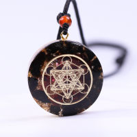 Orgonite Manifest Abundance Wealth Luck Pendant Orgone Jewelry Necklace Chakra Energy Healing Crystals Chakra Necklace