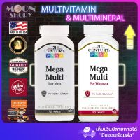 ??️‍♂️ 21st Century, Mega Multi for Men &amp; for Women, Multivitamin &amp; Multimineral, 90 Tablets?วิตามินรวม ของแท้ ?%