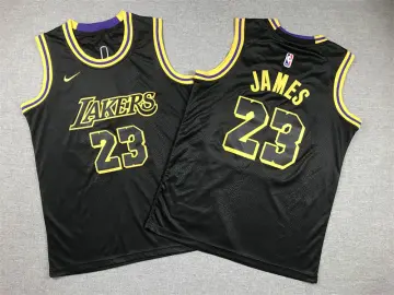 LeBron James Blue Los Angeles Lakers Jersey NEW w/ WISH SPONSER PATCH Size  52 XL