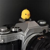 DHCRP ฝาครอบไฟฉาย DSLR รองเท้าร้อนอุปกรณ์เสริมกล้องลูกเจี๊ยบ3D น่ารักใช้ได้ทั่วโลกฝาครอบไฟฉายกล้อง DSLR ฝาครอบป้องกันถุงหุ้มรองเท้ารองเท้าร้อน