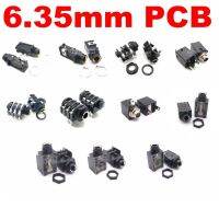 1 pcs 1/4 6.35 mm 3 foot/ 4 Foot/ Mono/stereo Audio Microphone/Guitar Female PCB socket Jack Connector