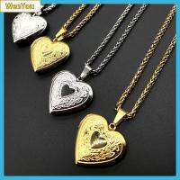 WENYOU Gift Chain เครื่องประดับ Lover สร้อยคอจี้รูปหัวใจ Photo Picture Locket