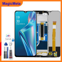 MagicMeta ต้นฉบับ6.22นิ้วหน้าจอ LCD IPS สำหรับ OPPO A12 /Oppo A12s Digitizer จอแสดงผล LCD แบบสัมผัสหน้าจอแทนการประกอบสำหรับ OPPO A12 CPH2083 CPH2077 OPPO/OPPO A12s กับกลางสำหรับ OPPO A12 OPPO A12s