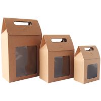 【CC】 12/24/48pcs Paper Wedding Packing with Window Boxes for Business