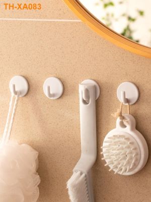 Small hook strong viscose bathroom toilet keys hanging from punching non-trace nail stick the kitchen door
