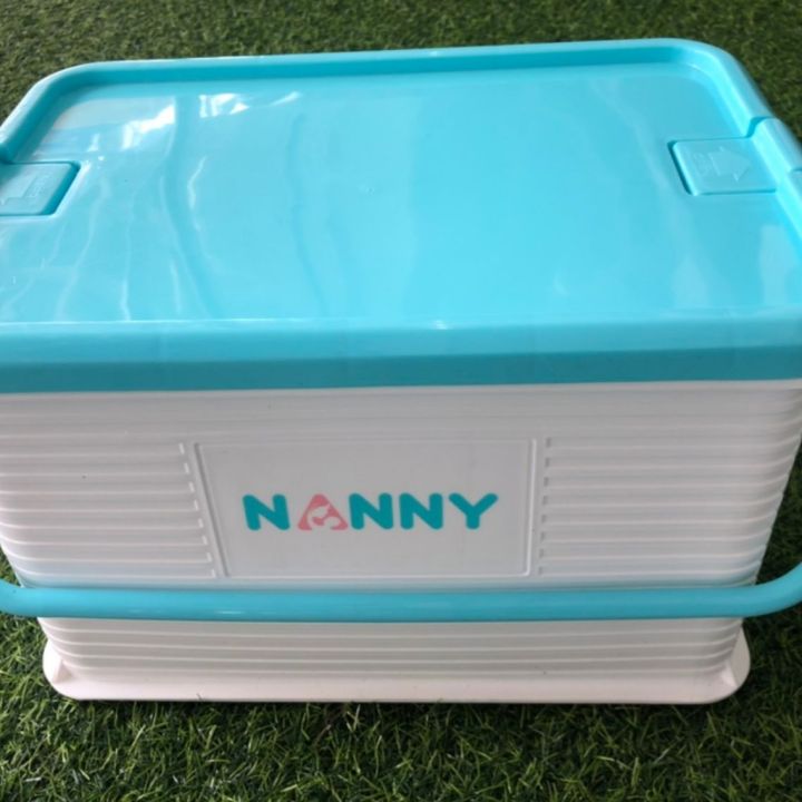 nanny-กล่องใส่ของเอนกประสงค์ใหญ่-สีขาว-1ใบ