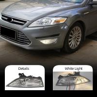 Car Flashing Fog Lamp Fog Light Front Bumper Lamp For Ford Mondeo Fusion MK4 2011 2012 2013 Front Foglight Foglamp With Bulb