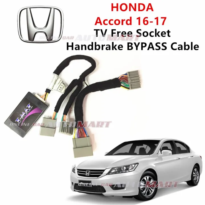 Honda Accord 1617 Plug n Play Canbus handbrake ByPass Car DVD Video