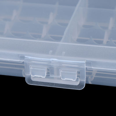 yizhuoliang มีประโยชน์1x Hard Plastic Battery Case Holder Storage สำหรับแบตเตอรี่ AA/AAA 10ก้อน