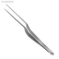 ❧ 1 pcs Steel Curved Tweezers Ear Nose Sore Throat Smooth Ear Forceps Ear Care Wholesale