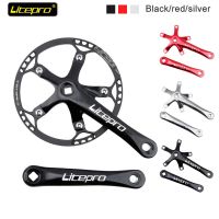 Litepro Manovella ต่อ Bicicletta Pieghevole BMX Foro Quadrato Dente Dente Largo E Stretto 48/50/52/54/56/58T จุดเดียว