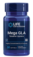 Life Extension Mega GLA Sesame Lignans / 30 Softgels