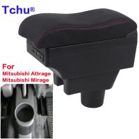 For Mitsubishi Attrage Mirage Armrest For Mitsubishi Mirage Space Star Car armrest Box Internal modification USB Ashtray