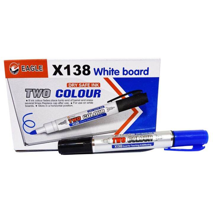 Two Colour Whiteboard Markers White Board Marker Pentel Pen Lazada PH