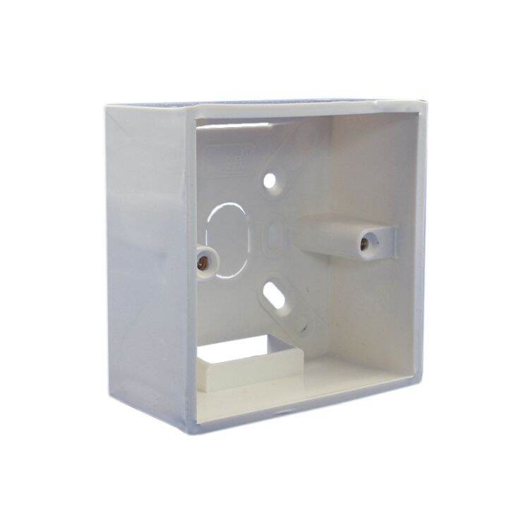 Box 86 Bright Boxes 4cm Switch Socket Panel Surface Mounted Bottom PVC