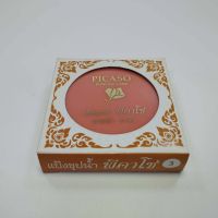 Picaso Powder Cake 13.5g พีคาโซ่ แป้งชุบน้ำ แป้งตลับ เบอร์ 1 ( 3ตลับ )