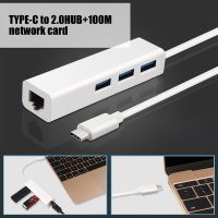 Kabel Adaptor LAN Macbook PC Beberapa USB-C USB 3.1 Tipe-c Ke USB RJ45 Ethernet Lan Kabel Adapter Hub Pengiriman Cepat