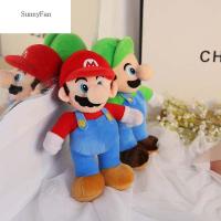 SUNNYFAN ของขวัญคริสต์มาสของขวัญเด็กของเล่นนุ่ม Super Mario Bros. ของเล่นพวงกุญแจโลหะตุ๊กตาของเล่นยัดไส้ต็ุกของเล่นตุ๊กตาซูเปอร์มาริโอ