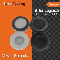 ✻▦♕ Homefeeling Earpads for Logitech H330 H340 H390 Headphones Earpad Cushions Covers Velvet Ear Pad Replacement