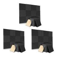 12 Pack Self-Adhesive Acoustic Panels, Sound Proof Foam Panels, High Density Soundproofing Wall Panels for Home