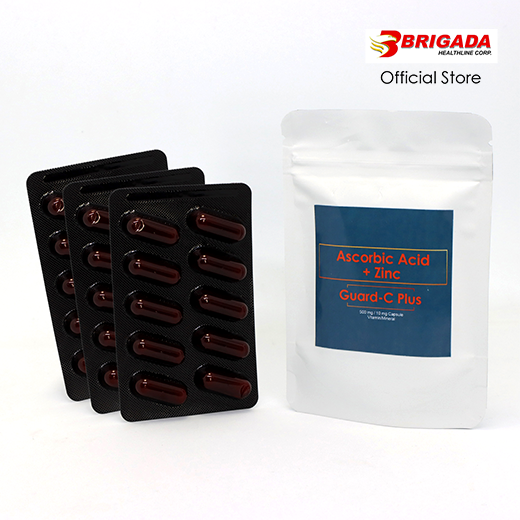 GUARDC PLUS ASCORBIC ACID +ZINC 10's (capsule) Lazada PH