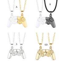 2Pcs Personality Trendy Retro Game Console Handle Necklace Male Female Couples Pendant Accessories Holiday Gifts