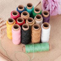【YD】 30m/Roll 1mm Durable Waxed Thread Cotton Cord String Hand Stitching for Leather Material Accessories Handcraft