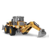 Mini Truck Car Model Bulldozer Crane Education Tractor Digger Toy Engineering Diecasts Vehicle Alloy +Plastic for Kid Boys Gifts