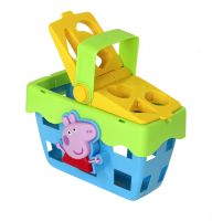 Peppa Pig Shape Sorter Picnic Set ของเล่นเด็ก ของเล่นเป๊ปป้าพิก ชุดของเล่นตระกร้าปิกนิค เรียนรู้ผ่านการเล่น โดยการใส่อาหารที่มีรูปร่างถูกต้องลงในหลุมที่พอดี พร้อเสียงเอฟเฟค