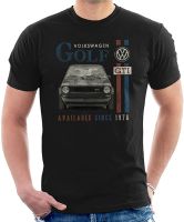 เสื้อแขนลำลองขาสั้นพิมพ์ลายสำหรับโฟล์คสวาเก้นกอลฟ์รุ่น Gti,เสื้อยืดผ้าฝ้าย100% สำหรับผู้ชายของขวัญวันเกิดไซส์ใหญ่พิเศษพร้อมส่ง XS-6XL สินค้าในสต็อก