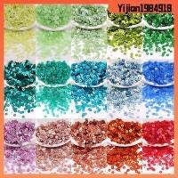 YIJIAN1984918 2000pcs 4mm การตกแต่งบ้าน พีวีซี กลม งานแต่งงาน การตกแต่ง เล็บ ลูกปัดเหลี่ยมเพชรพลอย เลื่อมหลวม อุปกรณ์เย็บผ้า Paillette รอบ Paillette