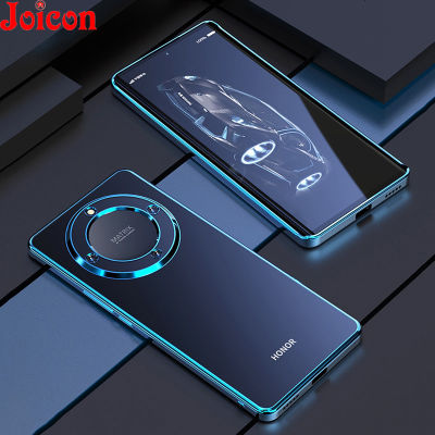 เคสสำหรับ Huawei Honor X9A 5G X9 5G X7 X8 X9เคสนิ่มใส่โทรศัพท์ป้องกันเลนส์แบบใสปิดหลังหรูหราไฟฟ้าแฟชั่นกล่องกันกระแทกกันตก