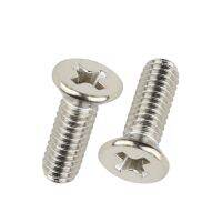 Hot Selling M2 M2.5 M2.6 M3 Flat Countersunk Head Philips Machine Screw Steel Nickel Plated