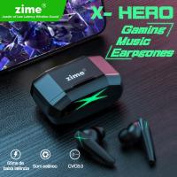 【CW】 Zime Xhero Bluetooth Earphone Wireless 5.0 TWS Earbuds Headset Low Latency Headphone Stereo Sports Waterproof Noise Reduction