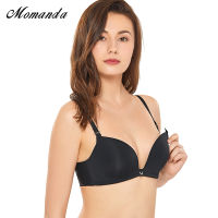 MOMANDA Womens Wireless Lightly Lined T-Shirt Maternity Nursing Bra Plunge Breastfeeding Underwear