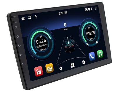 Touch Screen Car Stereo Radio วิทยุสเตอริโอรถยนต์แอนดรอยด์10หน้าจอสัมผัสหมุนได้10.1กับ Gps/wifi