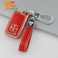 fgjfykjd For Toyota Camry Prius Land Cruiser Prado 150 Crown For Subaru Forester XV 2Buttons Car Key Case Cover Shell Fob Holder Keychain