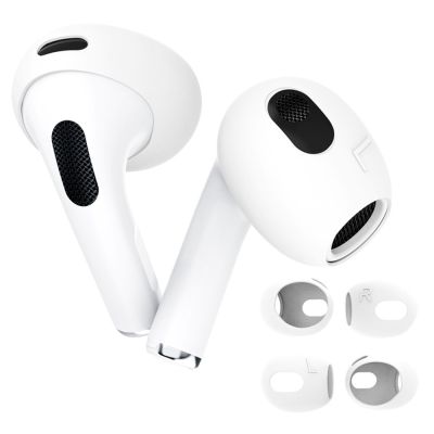 For Apple AirPods 3 Silicone Cover 1Pair Soft Headphone Case Earphone Protective Anti Slip Earbuds Eartips Replacement Accessory Wireless Earbud Cases