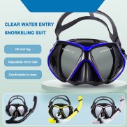 Professional Scuba Diving Masks Snorkeling Breath Tube Set Adult Silicone