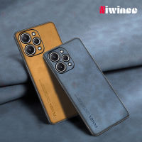 NIWINEE เคสหนังสุดหรูสำหรับ Xiaomi Redmi 12สไตล์ปกอ่อนนุ่มสบายมือเคสกันกระแทกมือถือเคสโทรศัพท์